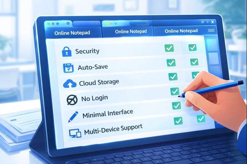 How to Choose the Right Online Notepad