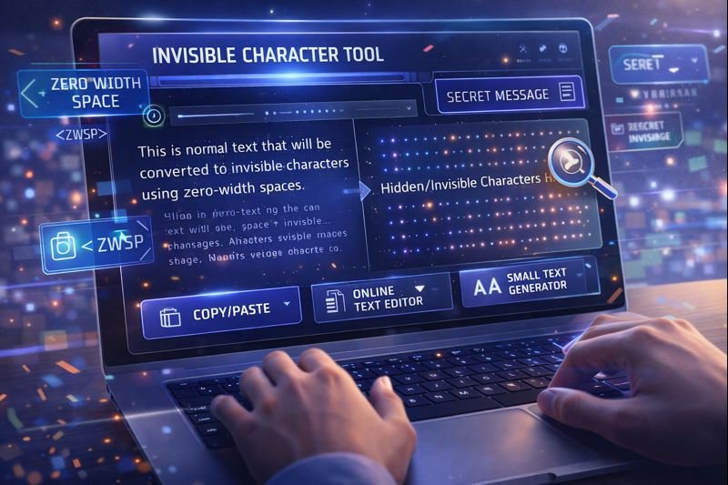 Best Invisible Character Generator Online 2026: Hidden Text, Zero-Width Codes & Hacks