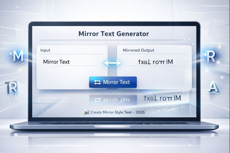 Mirror Text Generator – Create Mirror-Style Text