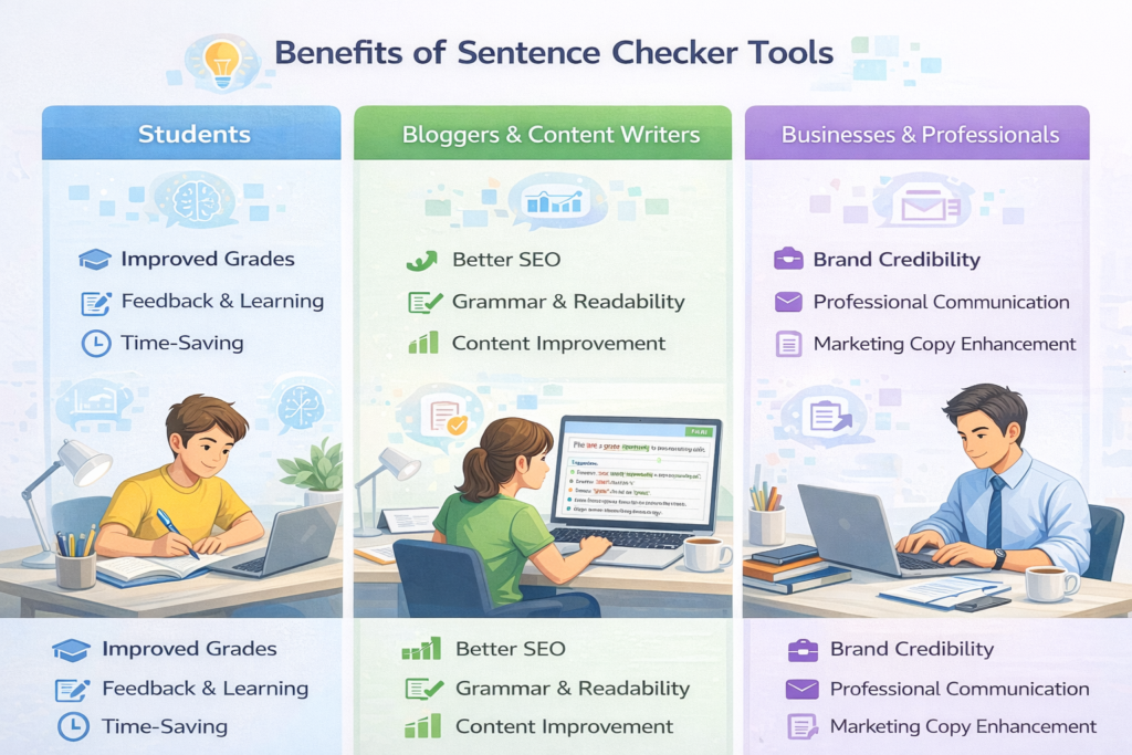 Benefits of Sentence Checkers