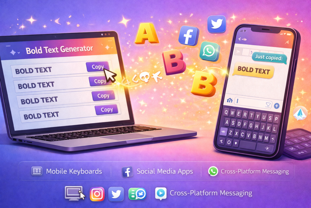 Bold Text Copy Paste – The Core Function