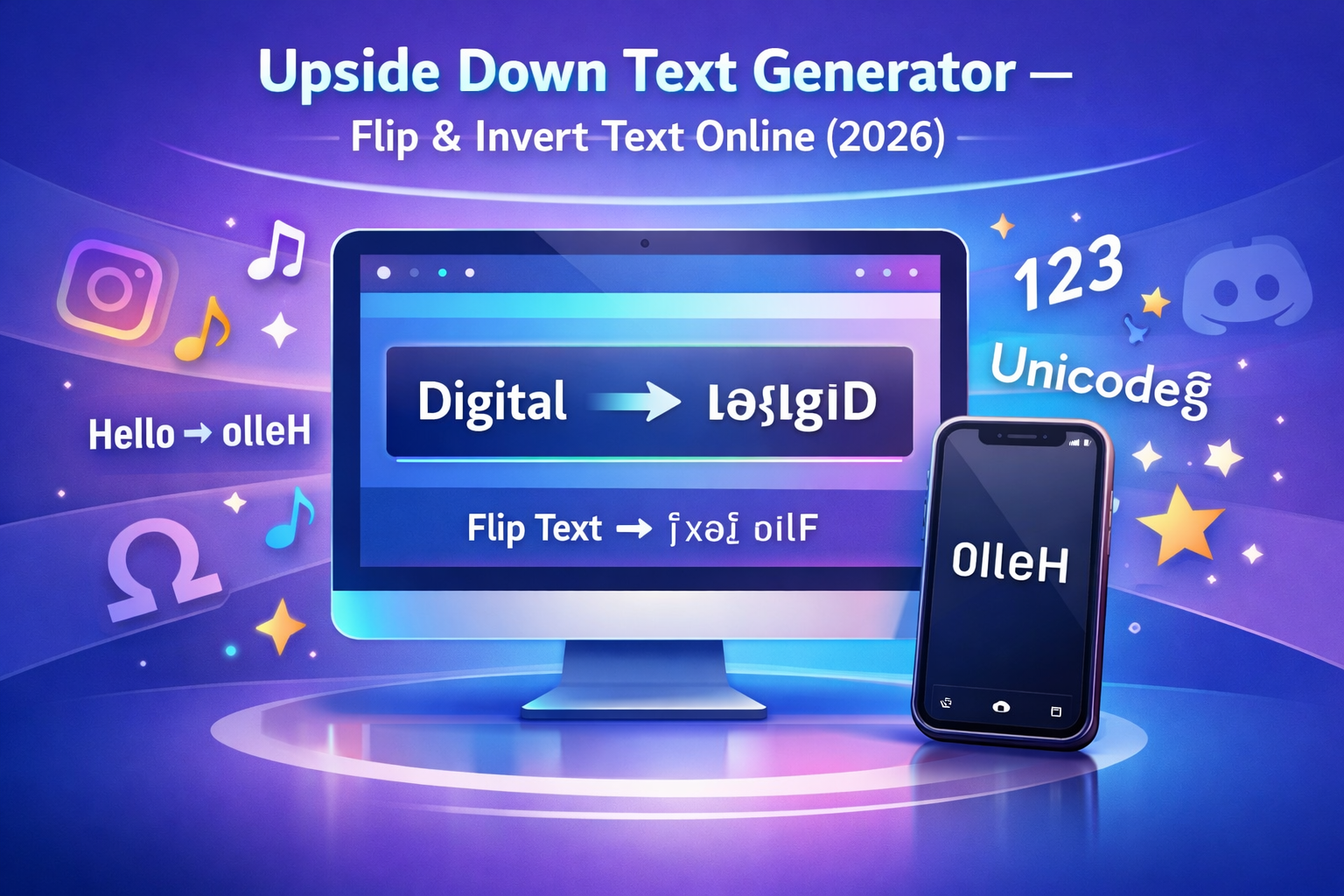 Free Upside Down Text Generator Online – Flip & Invert Text Tool (2026)
