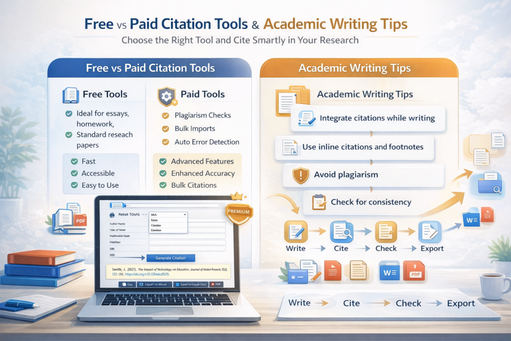 Free vs Paid Citation Tools