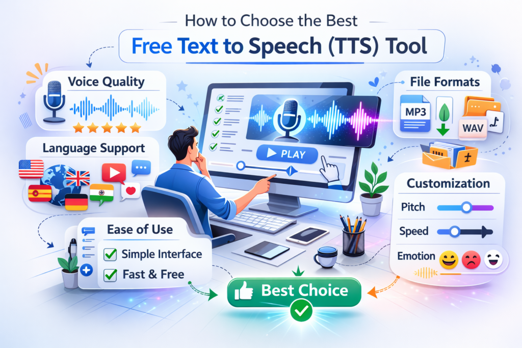 How to Choose the Best Free TTS Tool