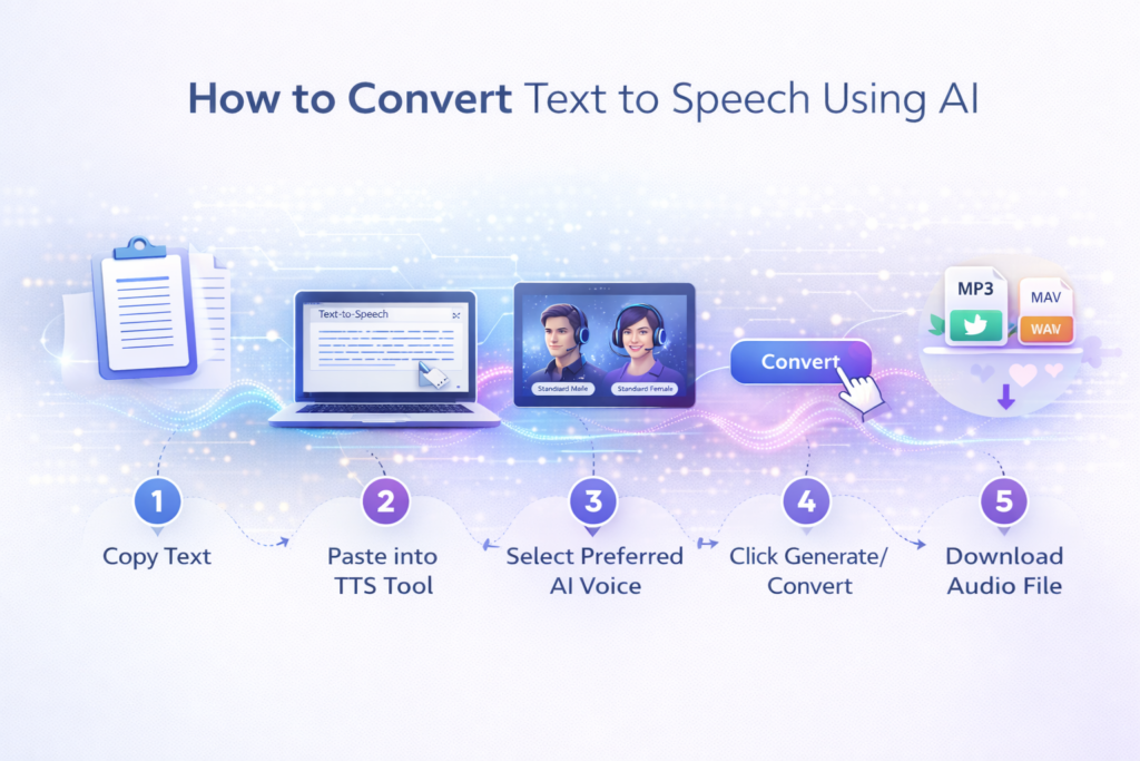 Step-by-Step Guide: How to Convert Text to Speech