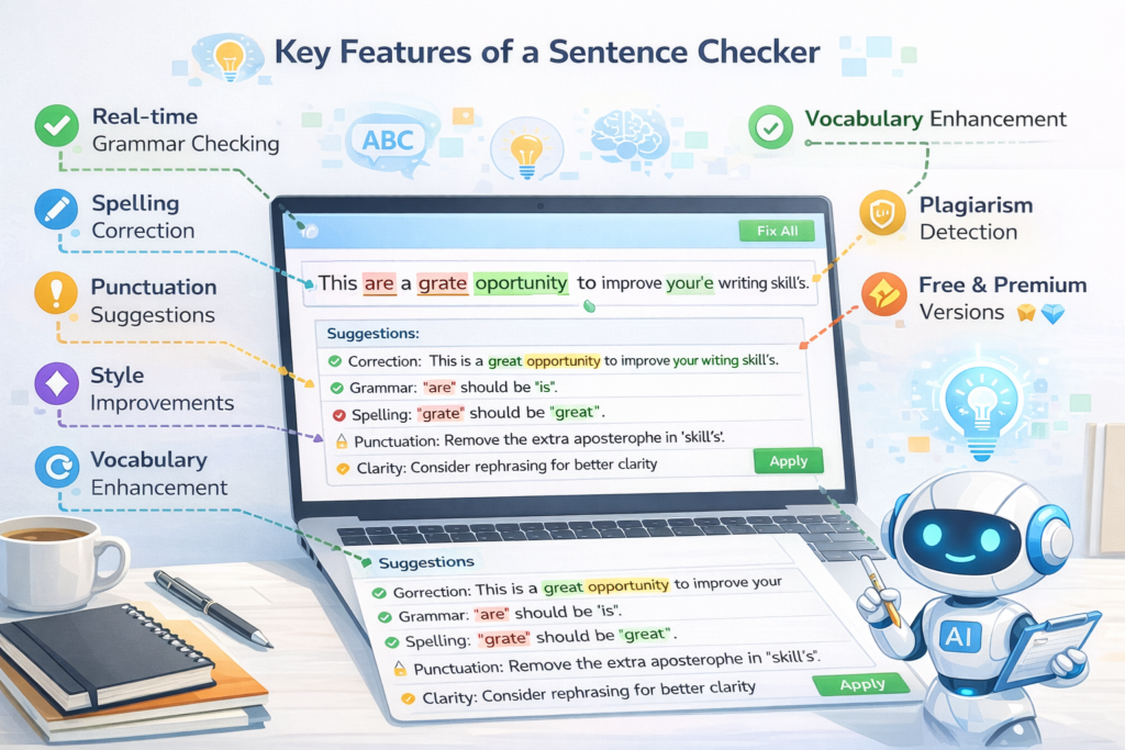 Key Features of a Good Sentence Checker