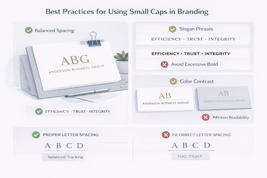 Tips for Using Small Caps in Branding