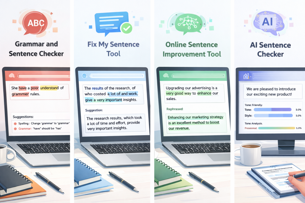 Types of Sentence Checker Tools