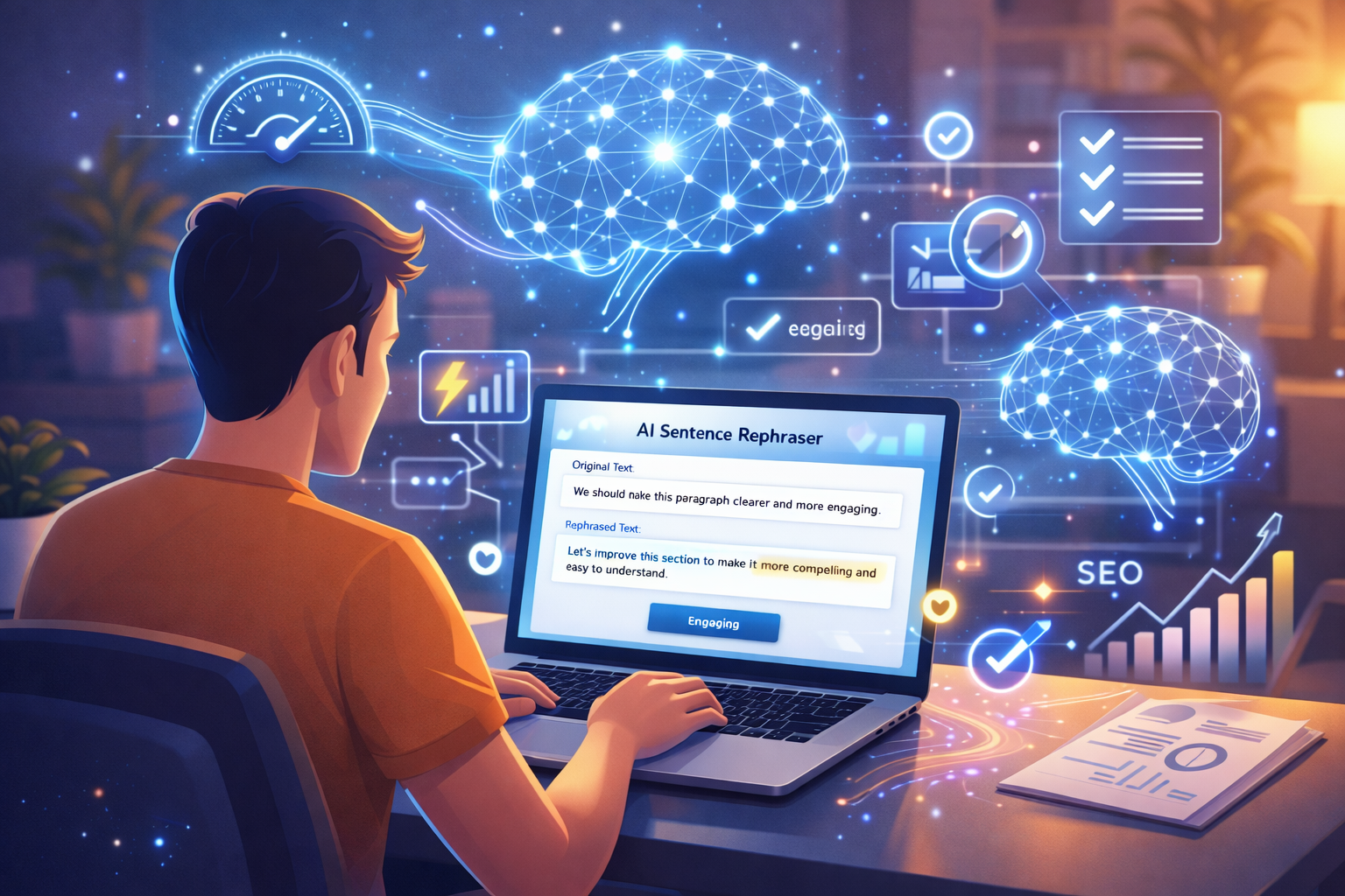 AI Sentence Rephraser Online – Best AI Paraphrasing & Content Rewriting Tool 2026