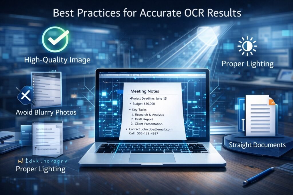 Best Practices for Accurate OCR Results