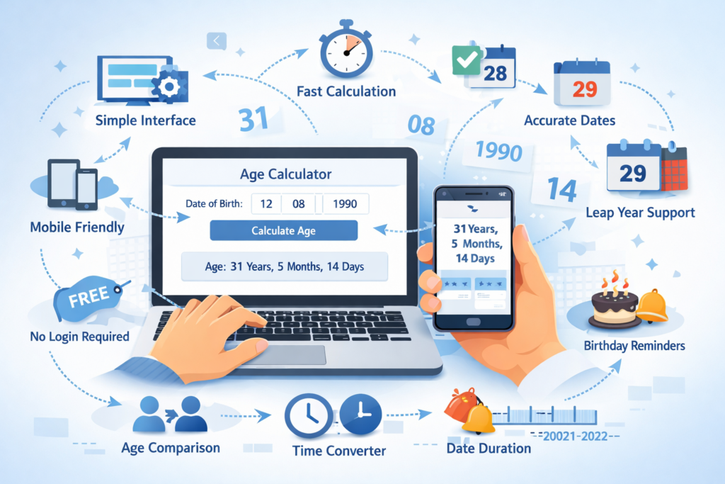 Features of a Good Age Calculator Online