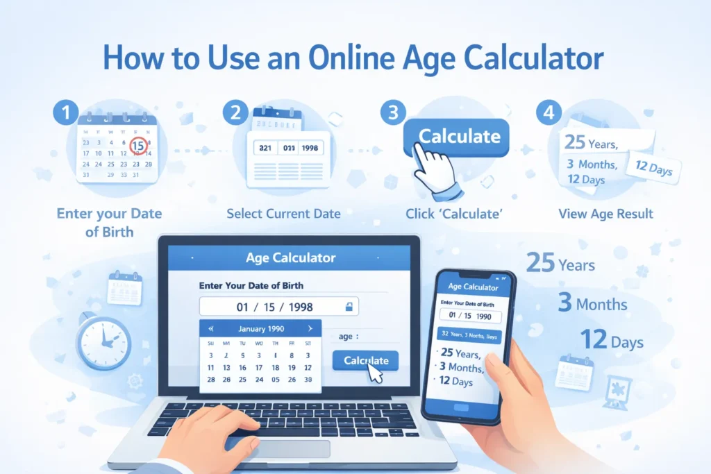How to Calculate Age Online (Step-by-Step)