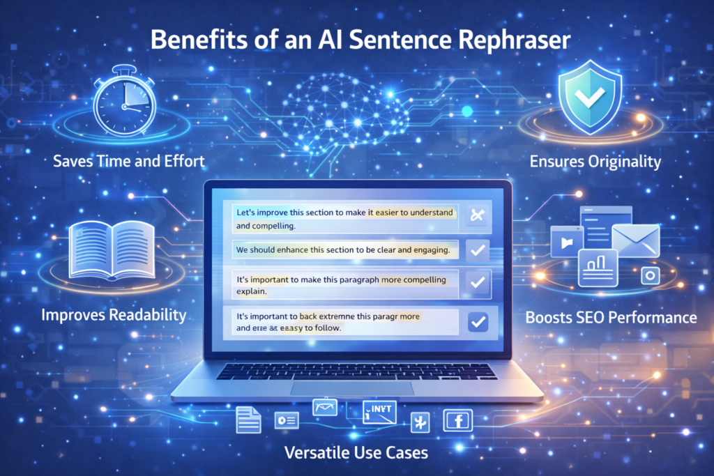 Top Benefits of Using an AI Sentence Rephraser